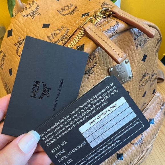 Authentic MCM Backpack - Picture 3 of 7